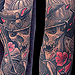 Tattoos - Geisha's, Samurai & Mask Sleeve - 72055